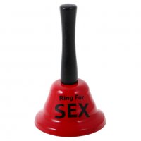 726 Забавен метален звънец камбанка с надпис Ring for sex подарък за Свети Валентин, снимка 3 - Декорация за дома - 24148968
