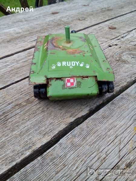 Стара играчка,танк, снимка 1