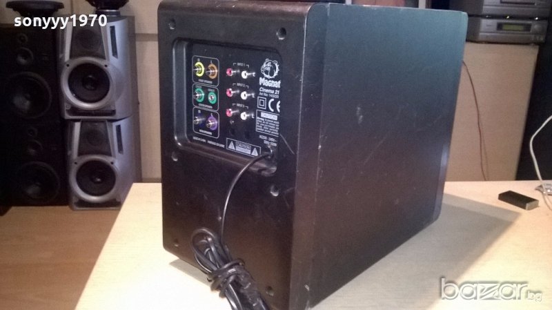 magnat cinema 21 subwoofer-36х31х20см-внос швеицария, снимка 1