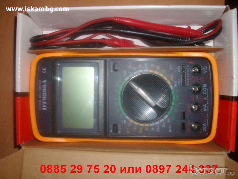 Измерателен уред DT9205A МУЛТИЦЕТ мултиметър, снимка 1