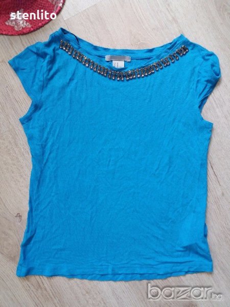 H&M синя лятна блузка, снимка 1