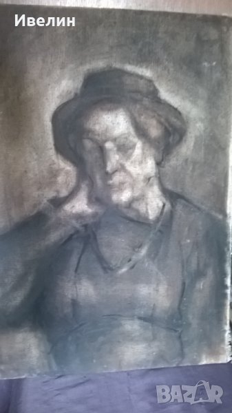 стара картина-портрет, снимка 1