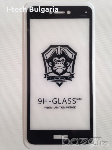 Пълнозалепващ стъклен протектор за Huawei Honor 8 lite / P9 Lite 2017, снимка 2 - Фолия, протектори - 21014330