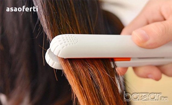 Мини преса за изправяне на коса с керамично покритие , снимка 2 - Преси за коса - 15030947