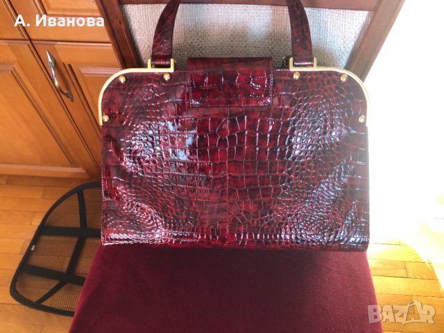 Дамска чанта естествена кожа Mattioli, снимка 5 - Чанти - 24575605