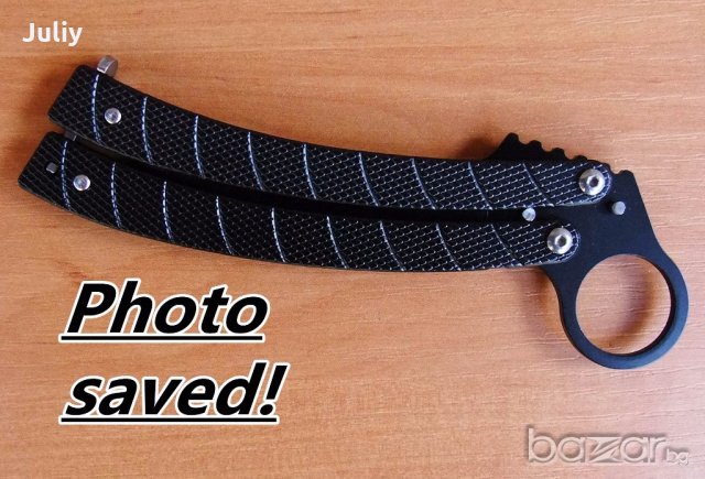 Сгъваем нож Columbia /пеперуда/, снимка 12 - Ножове - 19416953