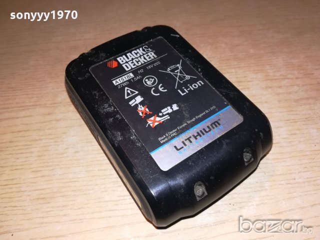 black&decker battery pack-lithium-внос швеицария, снимка 10 - Други инструменти - 21462094