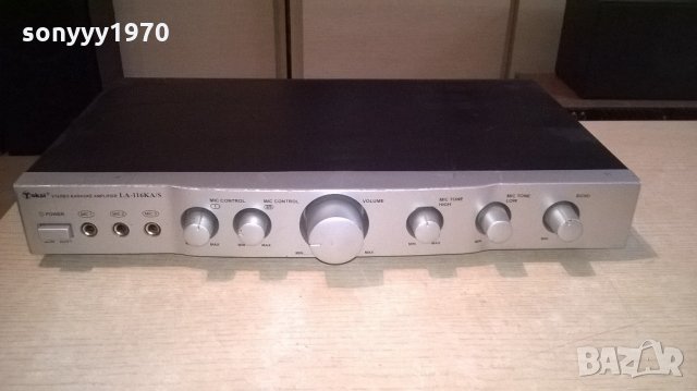 tokai la-116ka/s-stereo karaoke amplifier-внос швеицария, снимка 2 - Ресийвъри, усилватели, смесителни пултове - 21945313