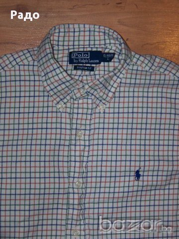 Ralph Lauren - POLO  /M / 100%original / страхотна риза, снимка 7 - Ризи - 16776505