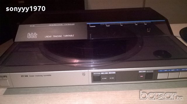 поръчан-philips fp146 linear tracking turntable-made in france, снимка 16 - Ресийвъри, усилватели, смесителни пултове - 19245169