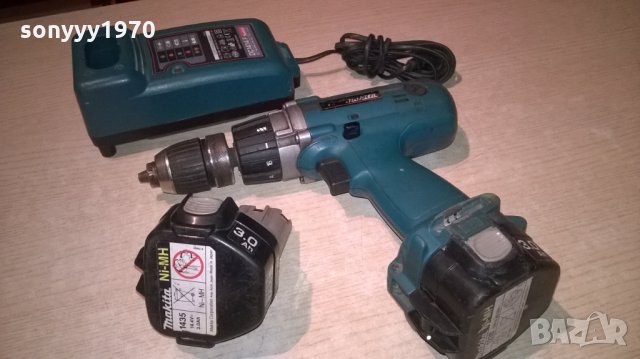 makita винтоверт зарядно и 2 батерии-внос финландия, снимка 6 - Винтоверти - 22975478