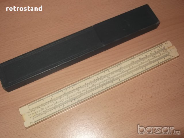 № 1830  стара руска логаритмична линийка