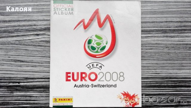 Стикери на Евро 2008 в Австрия и Швейцария (Панини)
