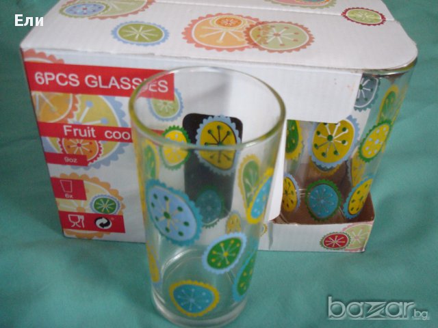 Нови Стъклени Чаши-Разпродажба