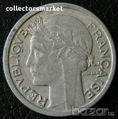 1 франк 1947, Франция, снимка 2 - Нумизматика и бонистика - 11681910