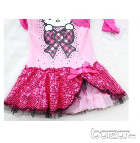 Розов комплект с коте, снимка 2 - Комплекти за бебе - 6861175