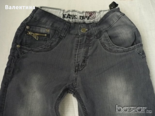 Джинси за момче сиви, снимка 3 - Детски панталони и дънки - 10624683