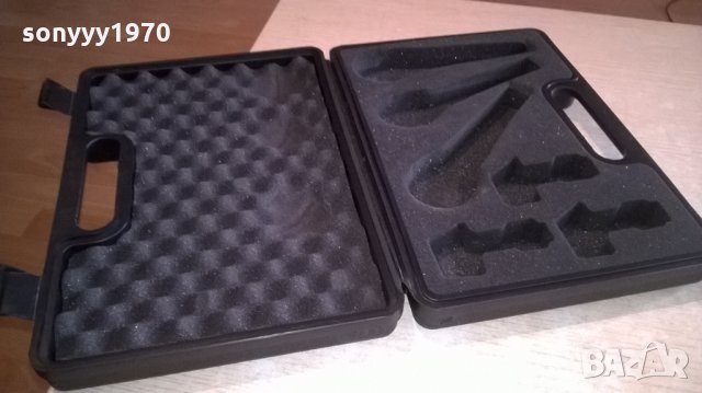 behringer-празен куфар за микрофони-31х22х6см, снимка 4 - Микрофони - 24971375