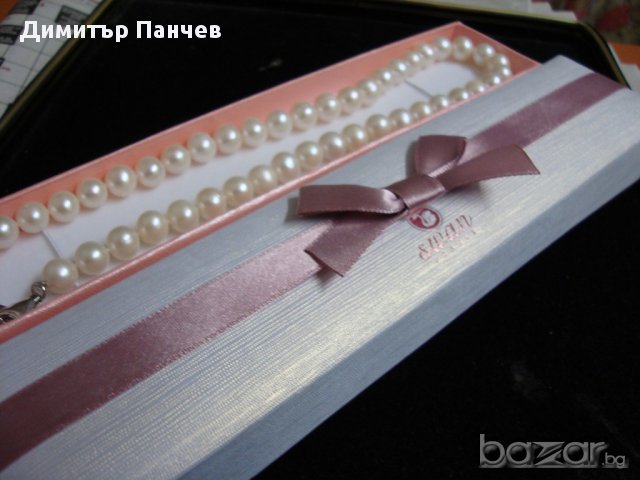 Колие от перли Сваровски, снимка 4 - Колиета, медальони, синджири - 16937666