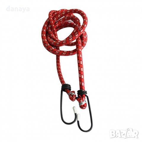 518 Обтяжно въже за багаж с 2 куки ластик за багаж 150см, 7мм дебелина, снимка 8 - Аксесоари и консумативи - 22893189