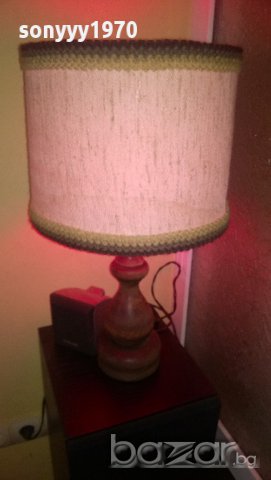 ретро-нощна лампа-внос швеицария 50/30см-от швеицария, снимка 3 - Антикварни и старинни предмети - 9002179