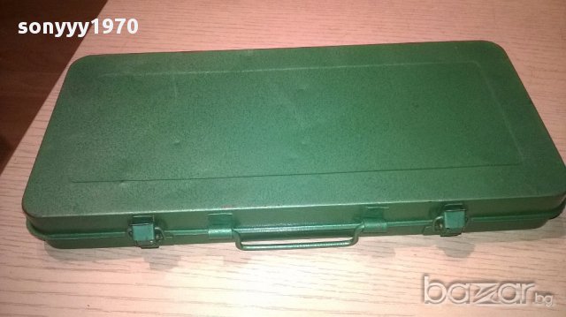 Метален куфар за инструменти-29/14см-внос швеицария, снимка 2 - Други инструменти - 15114473