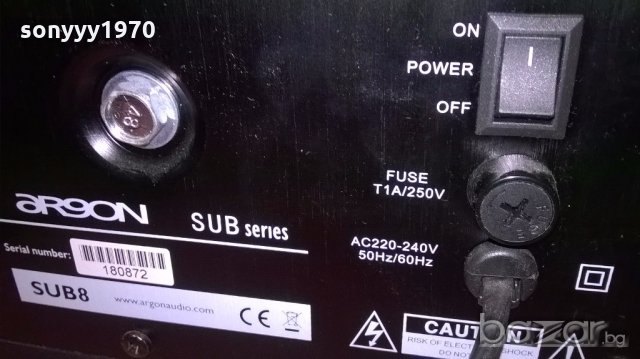 argon sub series-32х32х30см-активен буфер-внос швеицария, снимка 14 - Тонколони - 19774100