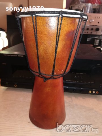 поръчана!!!красива тарамбука-дърво и кожа-30х16см, снимка 8 - Ударни инструменти - 20243101