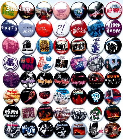 Значки на Deep Purple