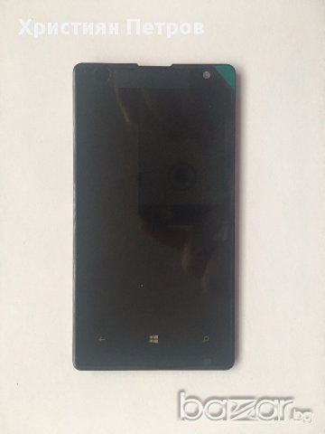 LCD дисплей + тъч + рамка за Nokia Lumia 1020, снимка 1 - Калъфи, кейсове - 14558631