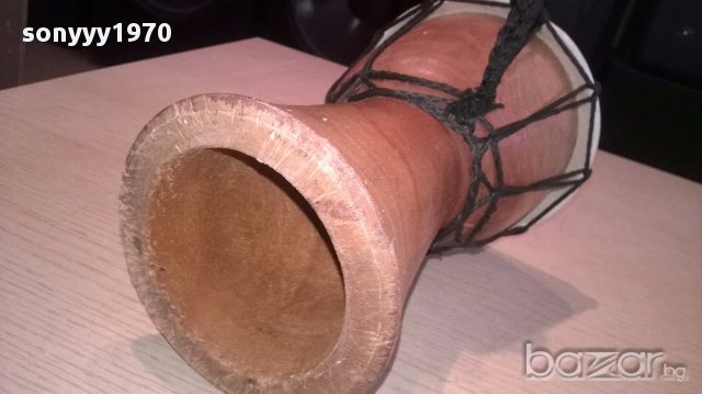 Тарамбука 20/14см с оплетка и дръжка-внос швеицария, снимка 10 - Антикварни и старинни предмети - 14697626