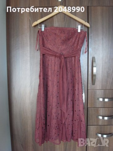 Продавам елегантна дамска рокля, цвят бордо, нова, марка Coast размер UK 8/ EU 36/ S , снимка 2 - Рокли - 22518412