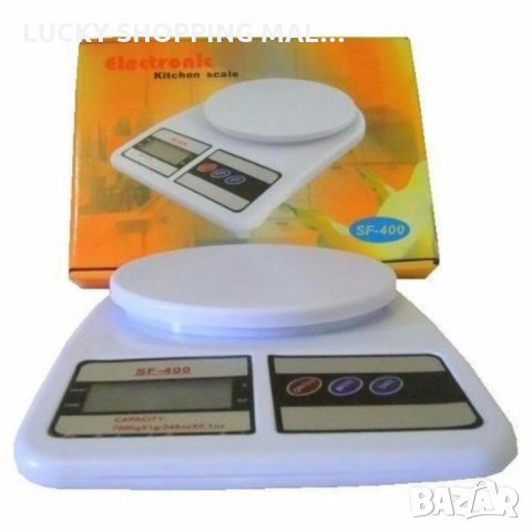 Електронна кухненска везна с капацитет 7 кг. LCD дисплей, снимка 3 - Други - 23924237