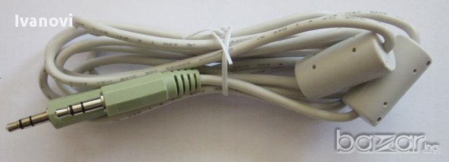 Аудио кабел за компютър (с ферити)