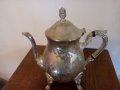 Стара масивна посребрена -Кана за вино -2л. ! (121243), снимка 2