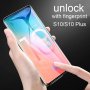 3D UNLOCK GLASS Извит стъклен протектор за Samsung Galaxy S10 Plus + / S10e, снимка 1