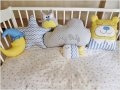 Комплект бебешки възглавнички за кошарка, снимка 1 - Спално бельо и завивки - 22643464