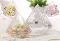 2 размера прозрачна пластмасова кутия Диамант за бижу сувенир бонбони декорация украса, снимка 1