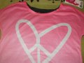 Тениска в розово с щампа сърце,нова,за 7-8 и за 9-10 годишно момиче, снимка 9