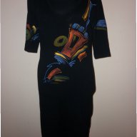 Рисувана рокля -М размер , снимка 1 - Рокли - 16344490