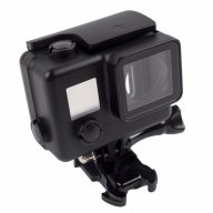 Водоустойчив корпус Black Series за GoPro Hero 3+/4, Черен, снимка 2 - Камери - 17825983