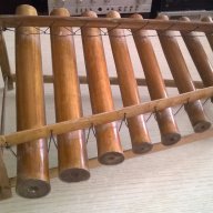 Ретро музикален инструмент-бамбуков-45х38х18см-внос швеицария, снимка 1 - Антикварни и старинни предмети - 17082626