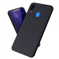 Черен матов силиконов кейс за Huawei P30 Lite P30 P30 PRO, снимка 1 - Калъфи, кейсове - 25548233