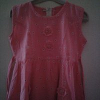 Розова детка рокля, снимка 1 - Детски рокли и поли - 18883827