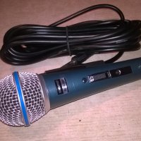 shure BETA 58 mic+shure кабел с жак и букса-внос швеицария, снимка 1 - Микрофони - 24470000