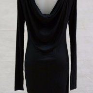Черна рокля с цип марка PHARD, снимка 3 - Рокли - 18425743