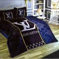 Луксозен Спален Комплект Louis Vuitton код 168, снимка 1 - Спално бельо - 24492903