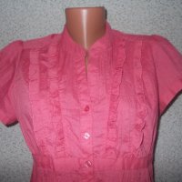 Розова риза с харбали, L размер, снимка 2 - Ризи - 25849290