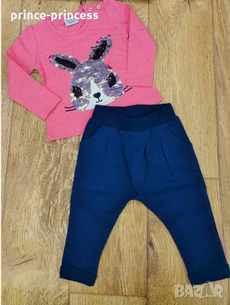  Детски Комплект Зайче - 74,80,86,92см., снимка 1