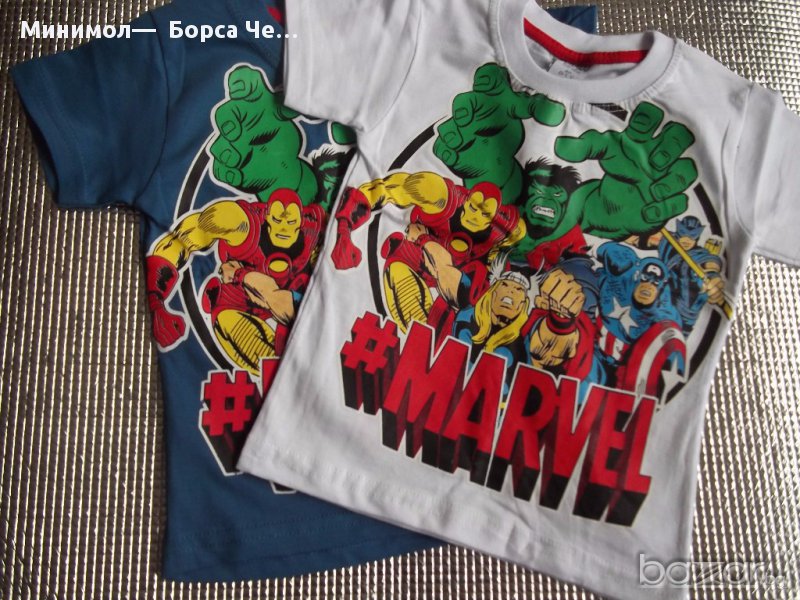 1038: тениска MARVEL - 5.90лв., снимка 1
